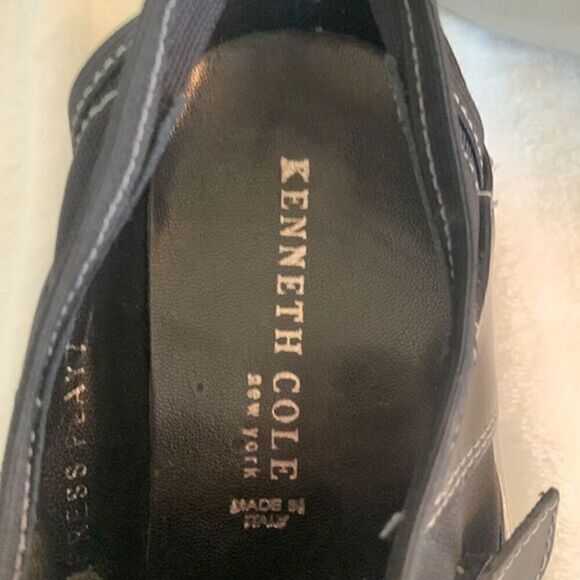 Kenneth Cole Black‎ Sneakers with Back Strap Size 7 - Picture 11 of 12
